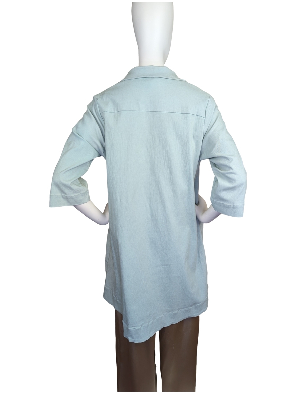 AYRtight Baxter Topper Jacket S Julep NWT Made in Canada Oversized Stretch Aqua - Picture 9 of 16